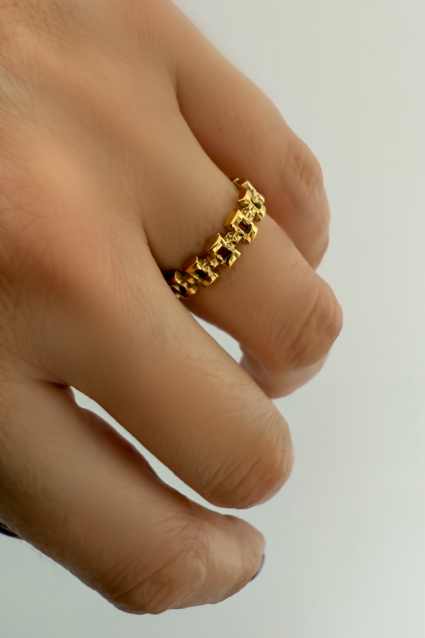 Anel ajustável em aço