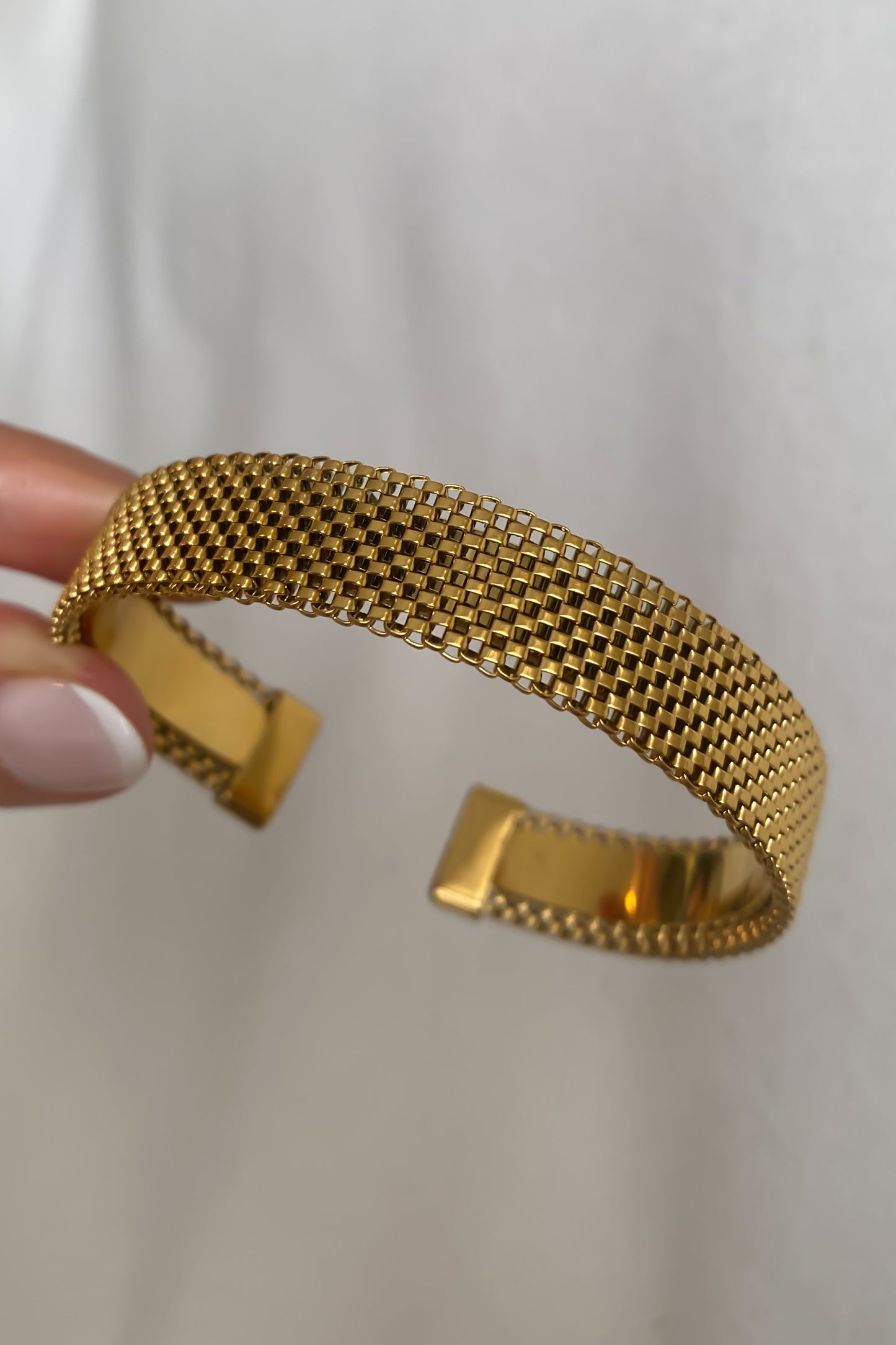 Pulseira em aço inoxidável