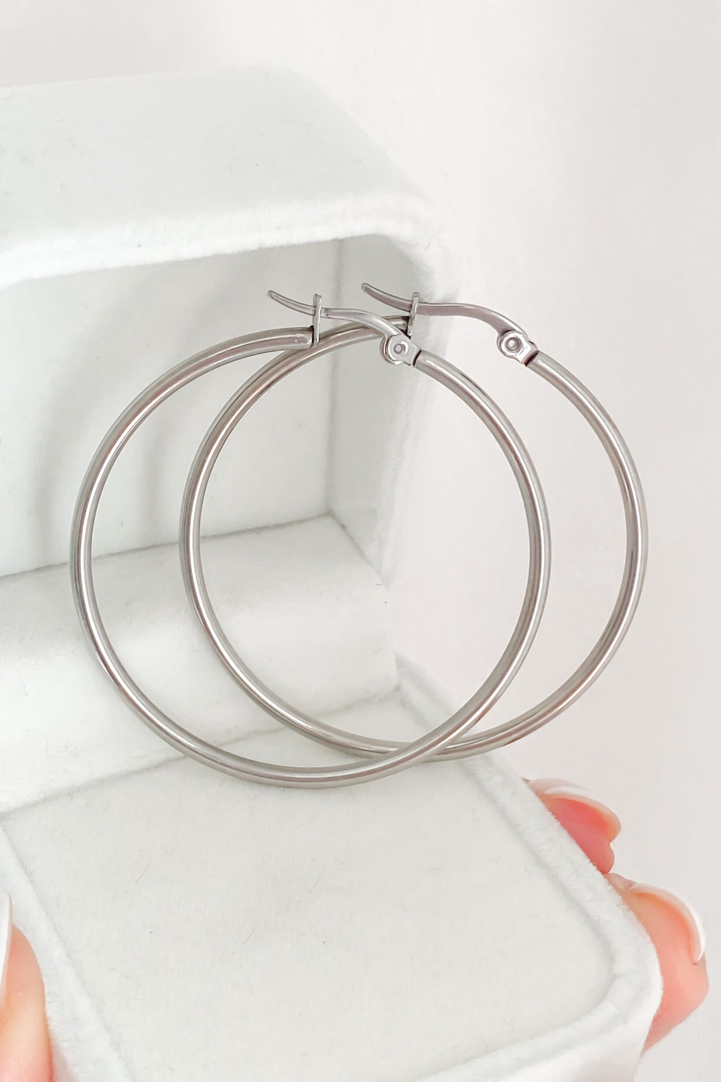Argolas em aço inoxidável
