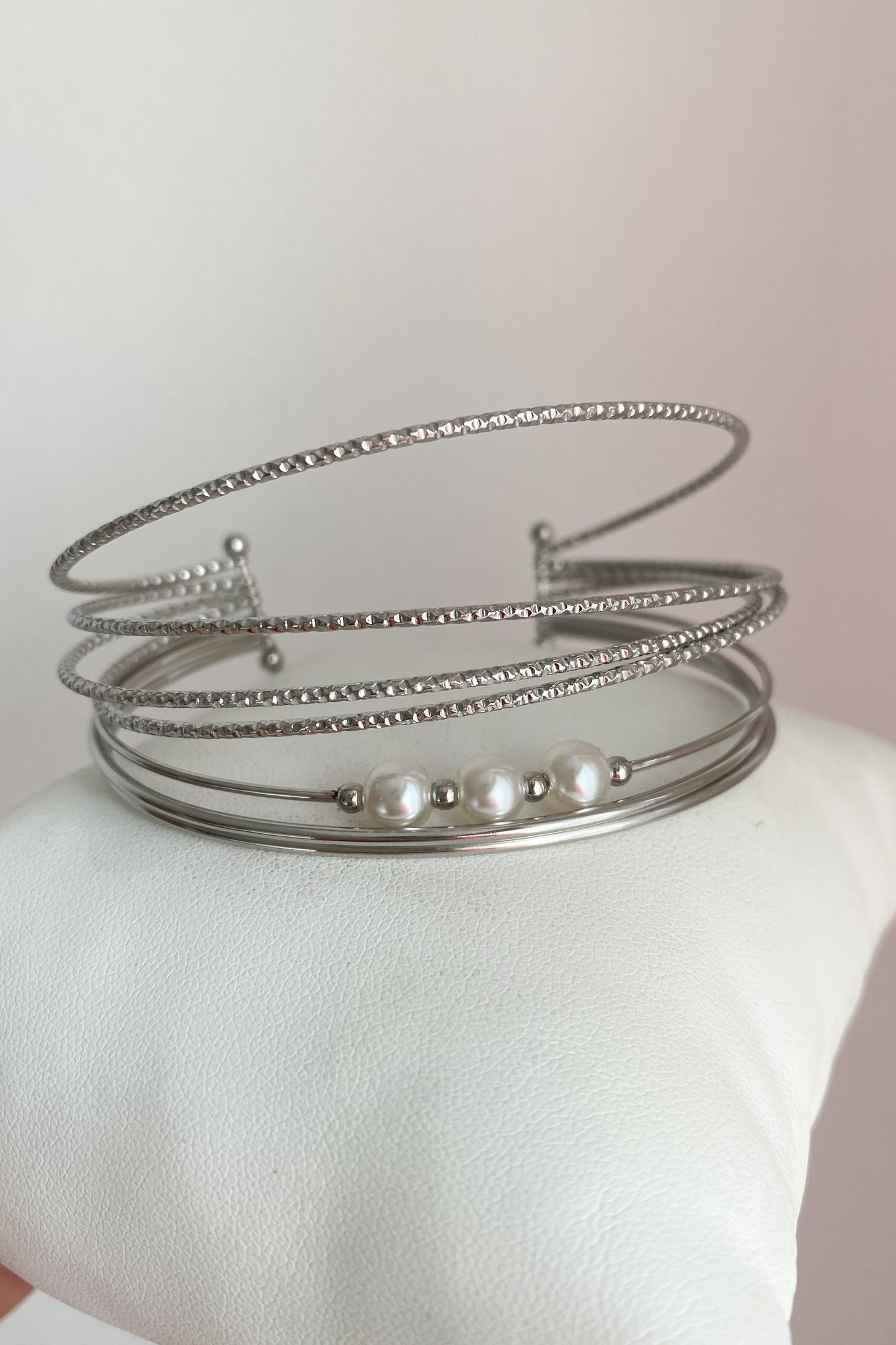 Pulseira em aço inoxidável