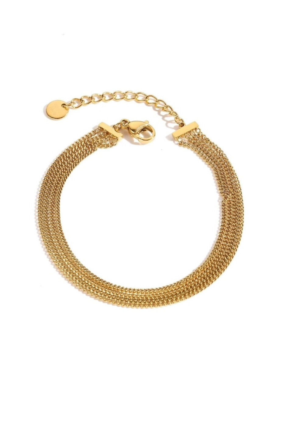 Pulseira em aço inoxidável
