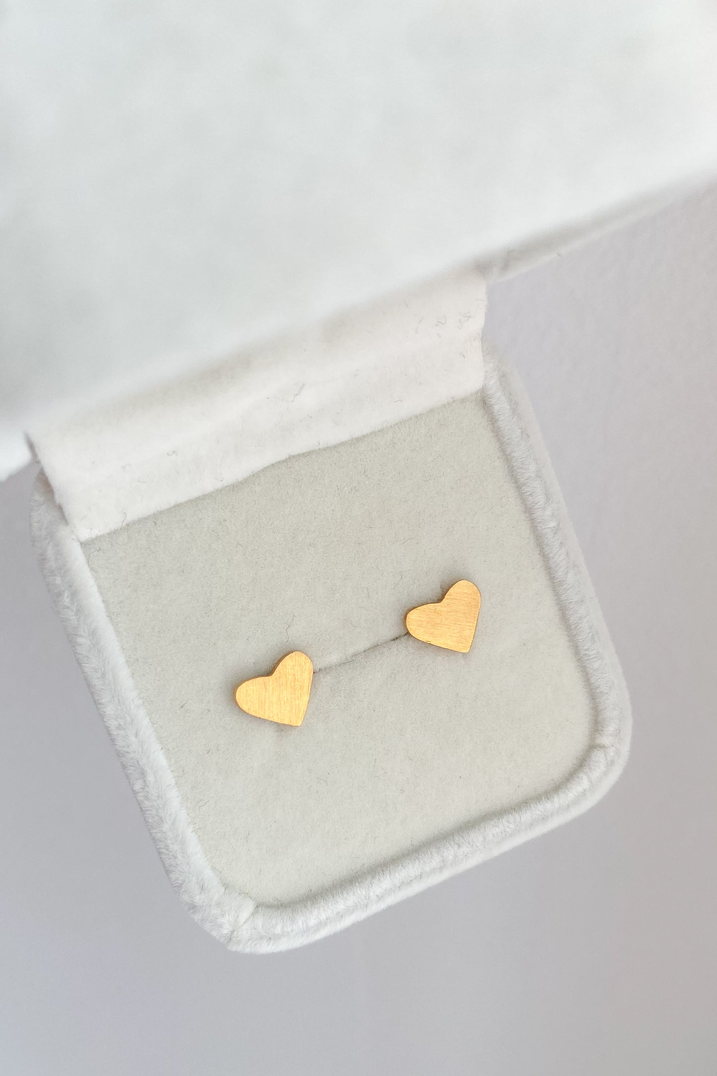 Brincos em aço inoxidável dourado