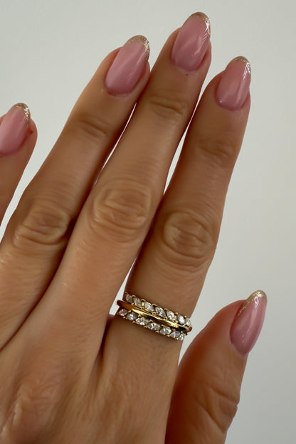 Anel ajustável em aço - Promoção até 25 de dezembro