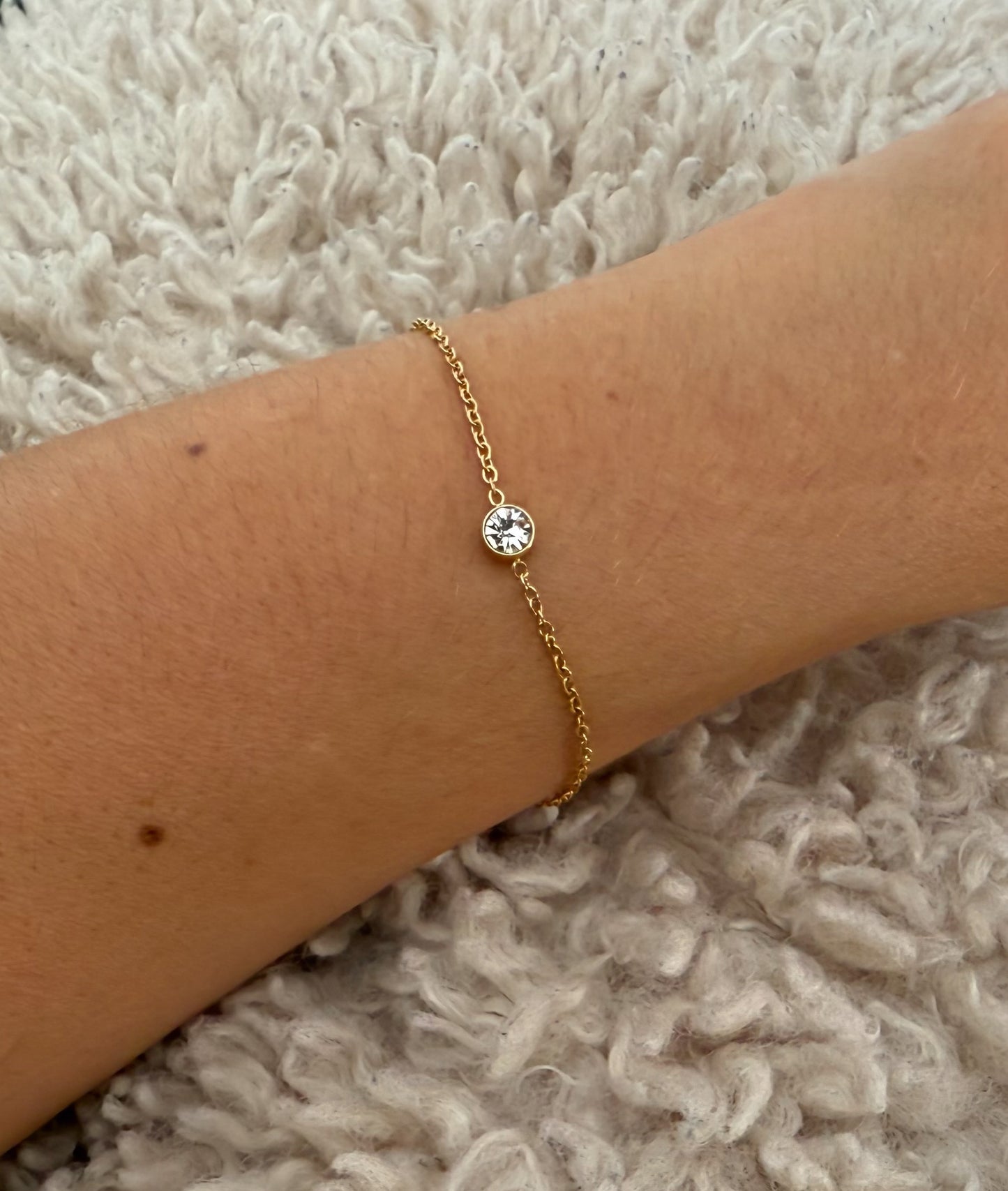 Pulseira em aço inoxidável