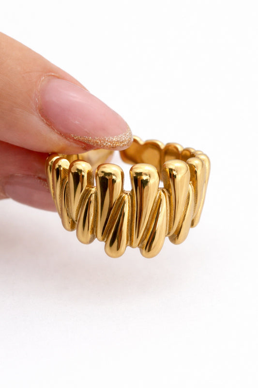 Anel em aço ajustável