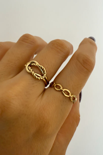 Conjunto 2 anéis ajustáveis em aço