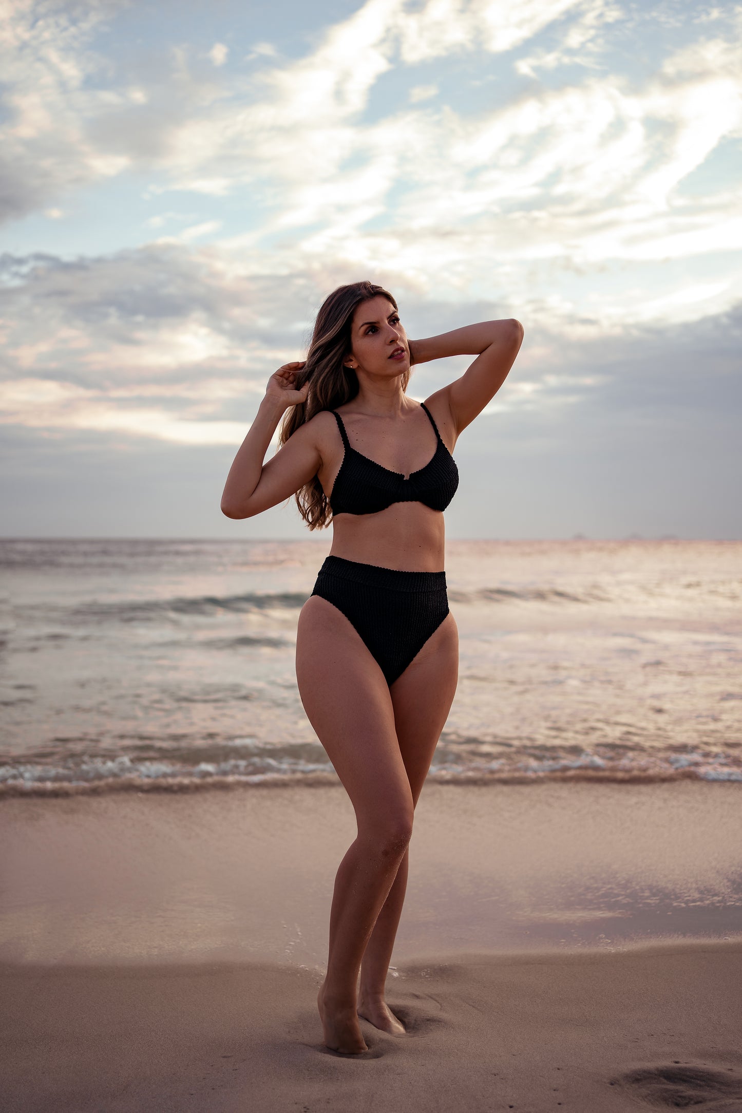 Brazilian lycra bikini - black