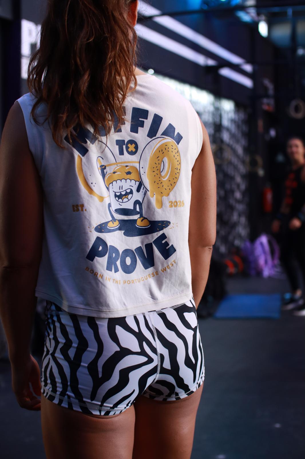 Croptop em algodão orgânico marfim