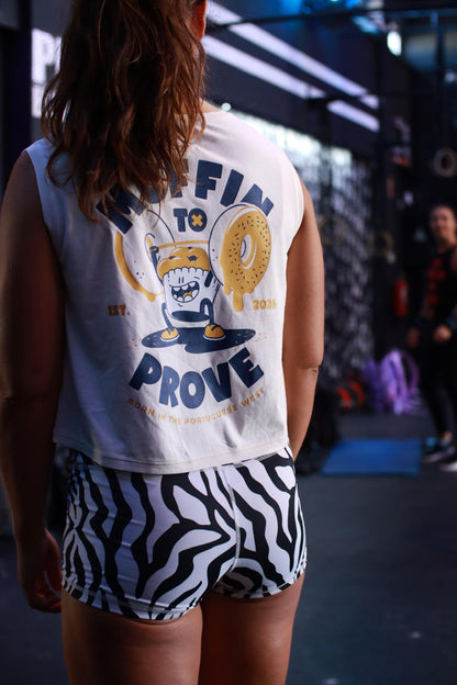 Croptop em algodão orgânico marfim