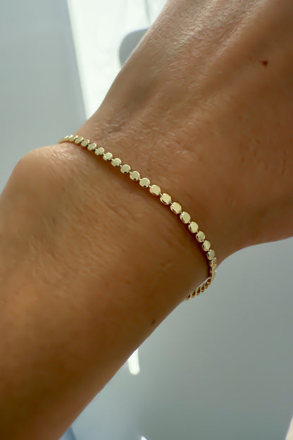 Pulseira em aço inoxidável