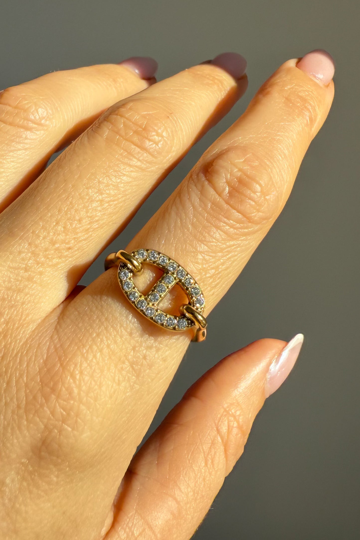 Anel ajustável em aço - Promoção até 30 de dezembro