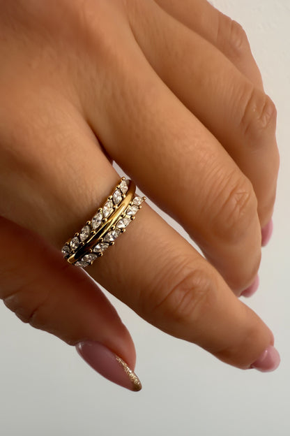 Anel ajustável em aço - Promoção até 25 de dezembro