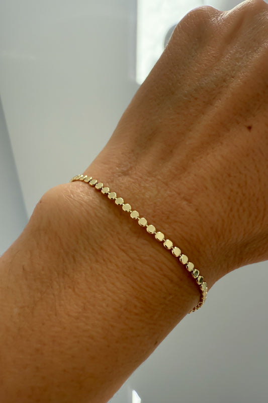 Pulseira em aço inoxidável