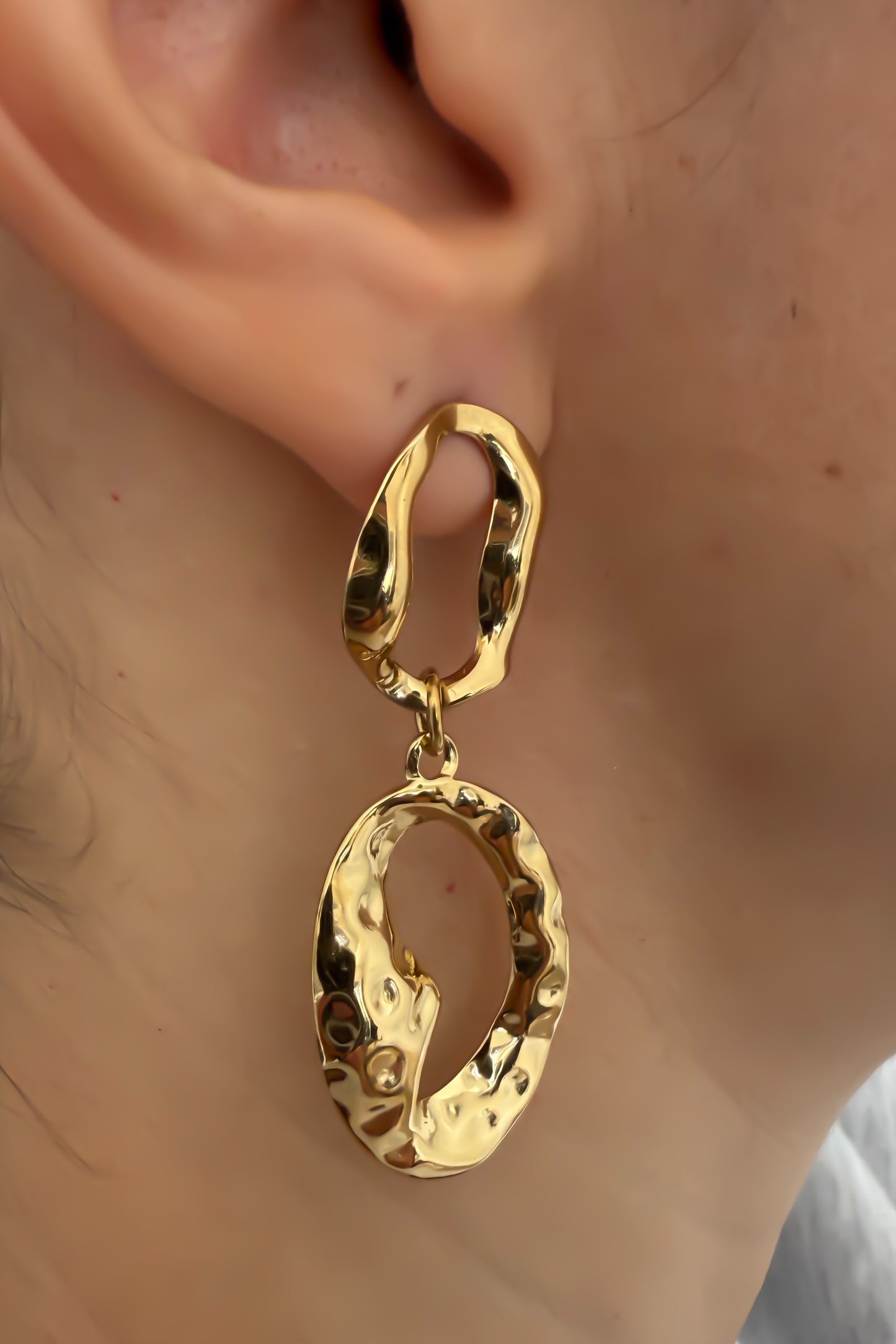 Brincos em aço inoxidável -