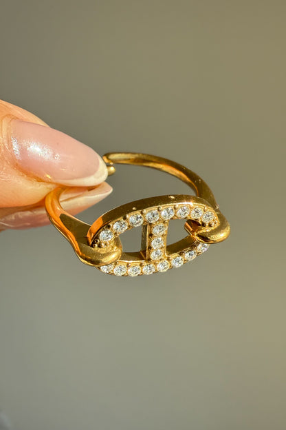 Anel ajustável em aço - Promoção até 30 de dezembro