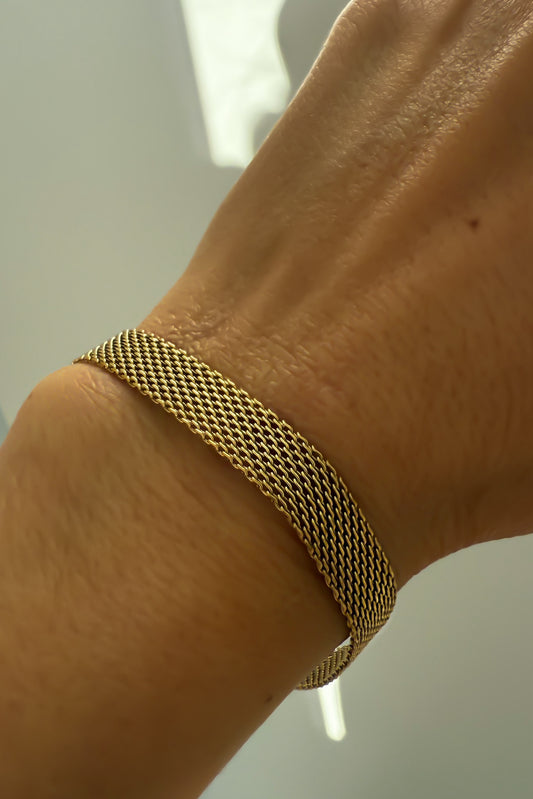 Pulseira em aço inoxidável