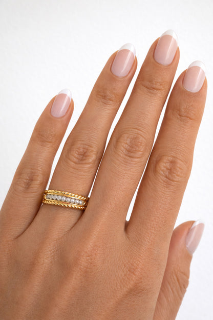 Anel ajustável em aço