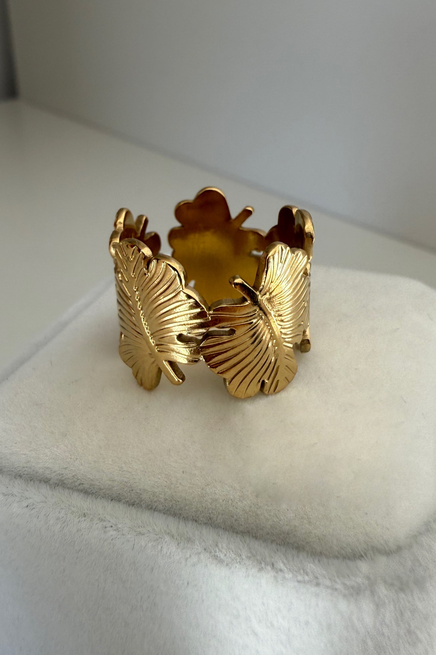 Anel em aço ajustável