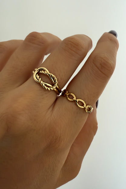 Conjunto 2 anéis ajustáveis em aço