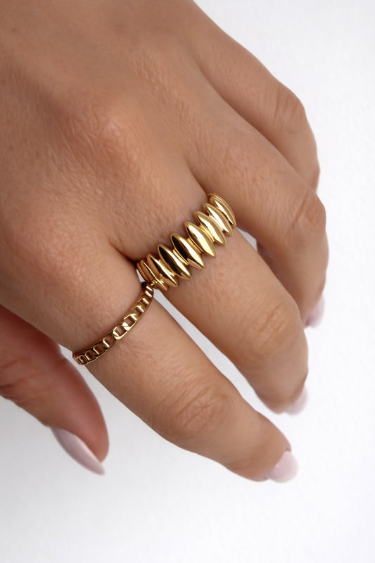 Conjunto anéis ajustável em aço