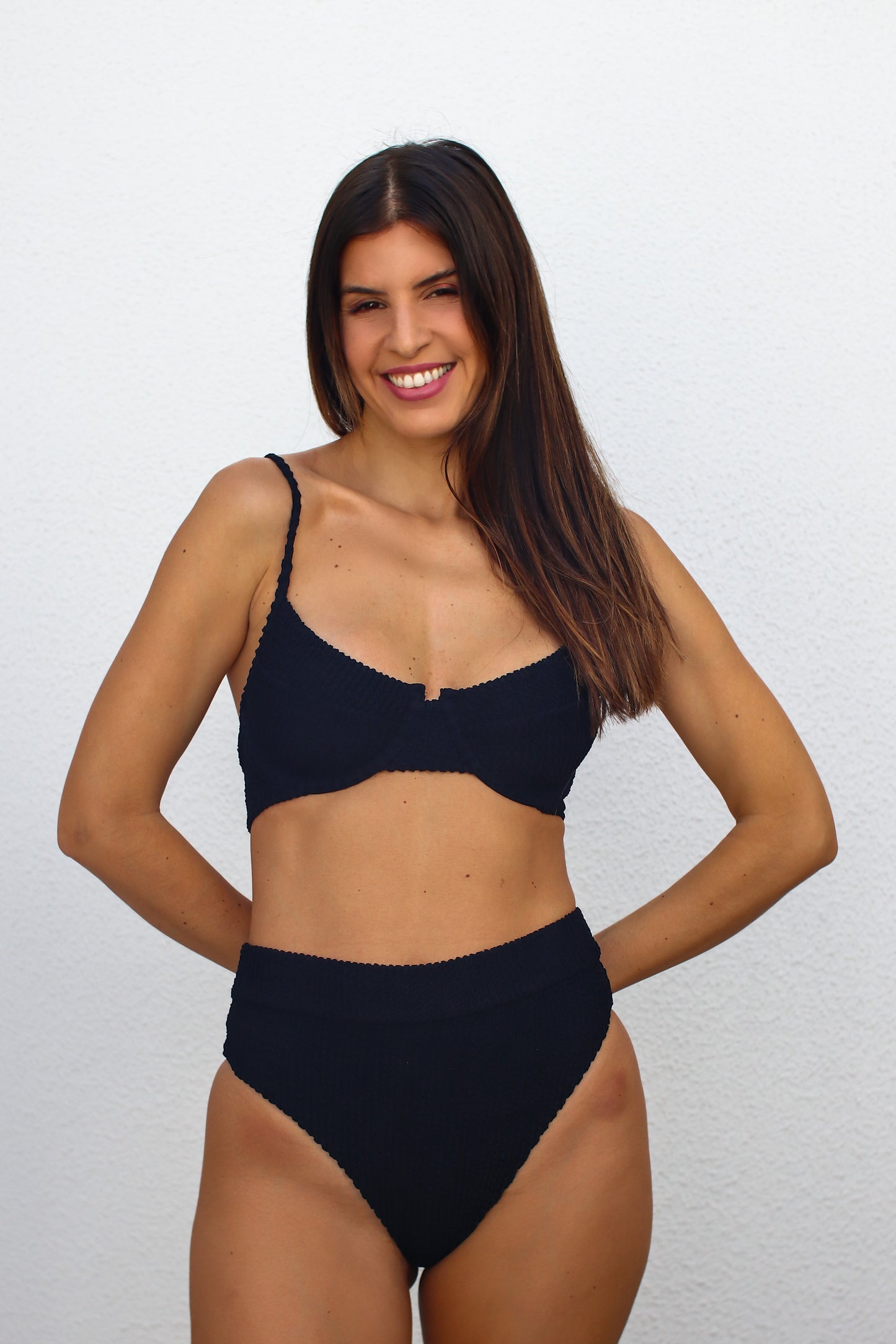 Brazilian lycra bikini - black