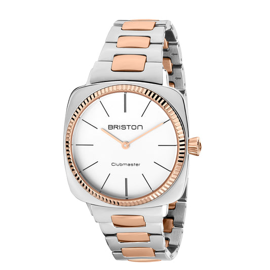 Watch - CLUBMASTER ELEGANT STEEL GOLD – WHITE